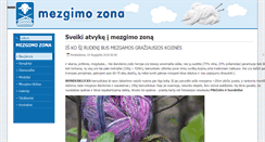 Desktop Screenshot of mezgimozona.lt