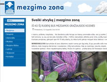 Tablet Screenshot of mezgimozona.lt